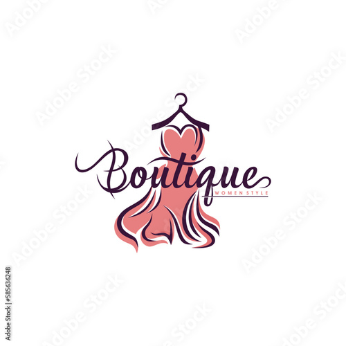 luxury boutique logo vector templates