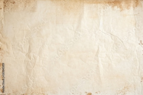 Empty old paper background. Brown vinage texture