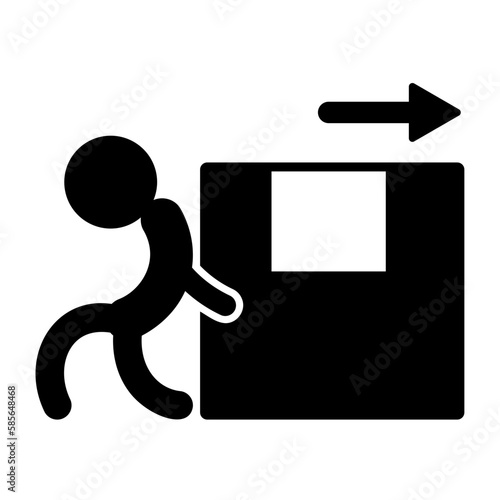pictogram, pull back icon