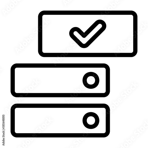 project management, backlog icon