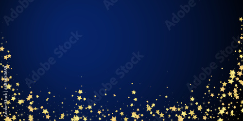 Magic stars vector overlay.  Gold stars scattered