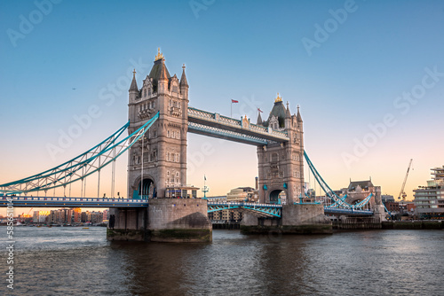 Tower Bridge is a Grade I listed combined bascule and suspension bridge in London, built between 1886 and 1894, designed by Horace Jones and engineered by John Wolfe Barry with the help of Henry Marc 