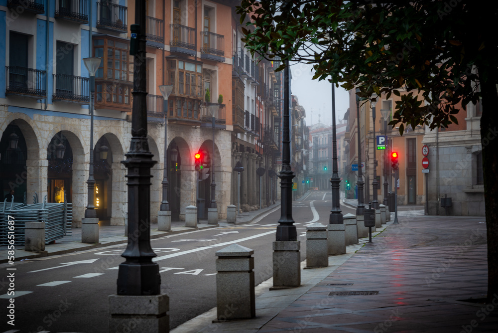 Obraz premium Valladolid, ciudad histórica y cultural, España.