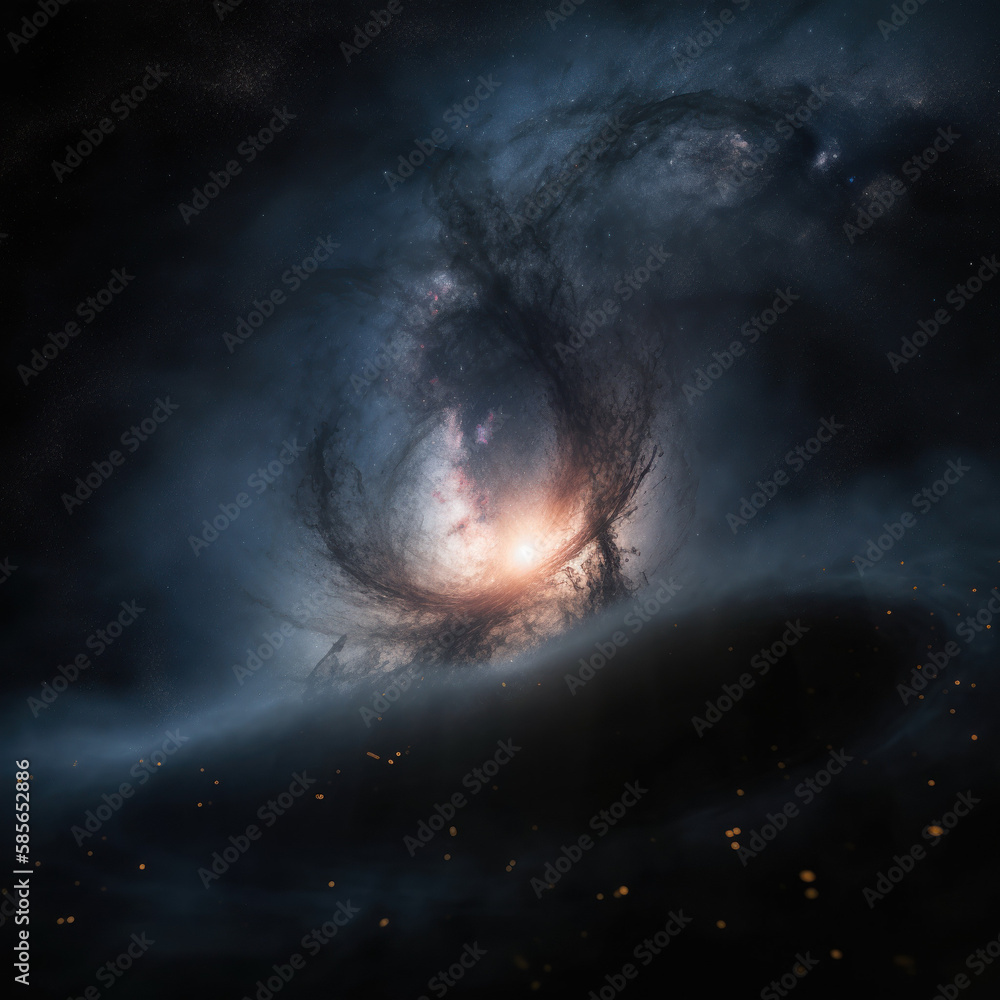 Swirling Galaxy, AI