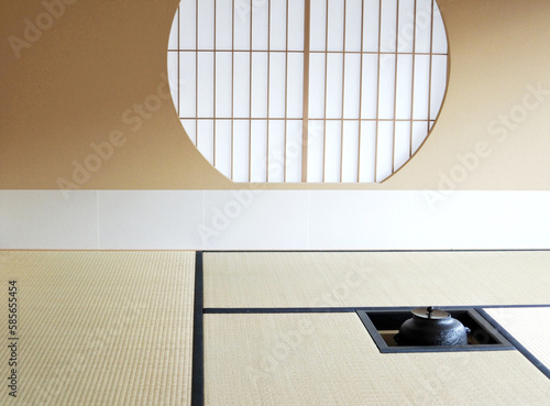 円窓がある和室