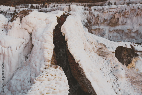 Konstfotografi Salinas de Maras near Cusco, salt extraction in Peru