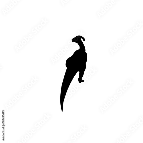 Fototapeta Naklejka Na Ścianę i Meble -  Parasaurolophus 1 dinosaur vector illustration