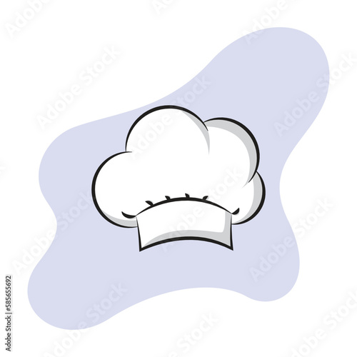 white chef hat