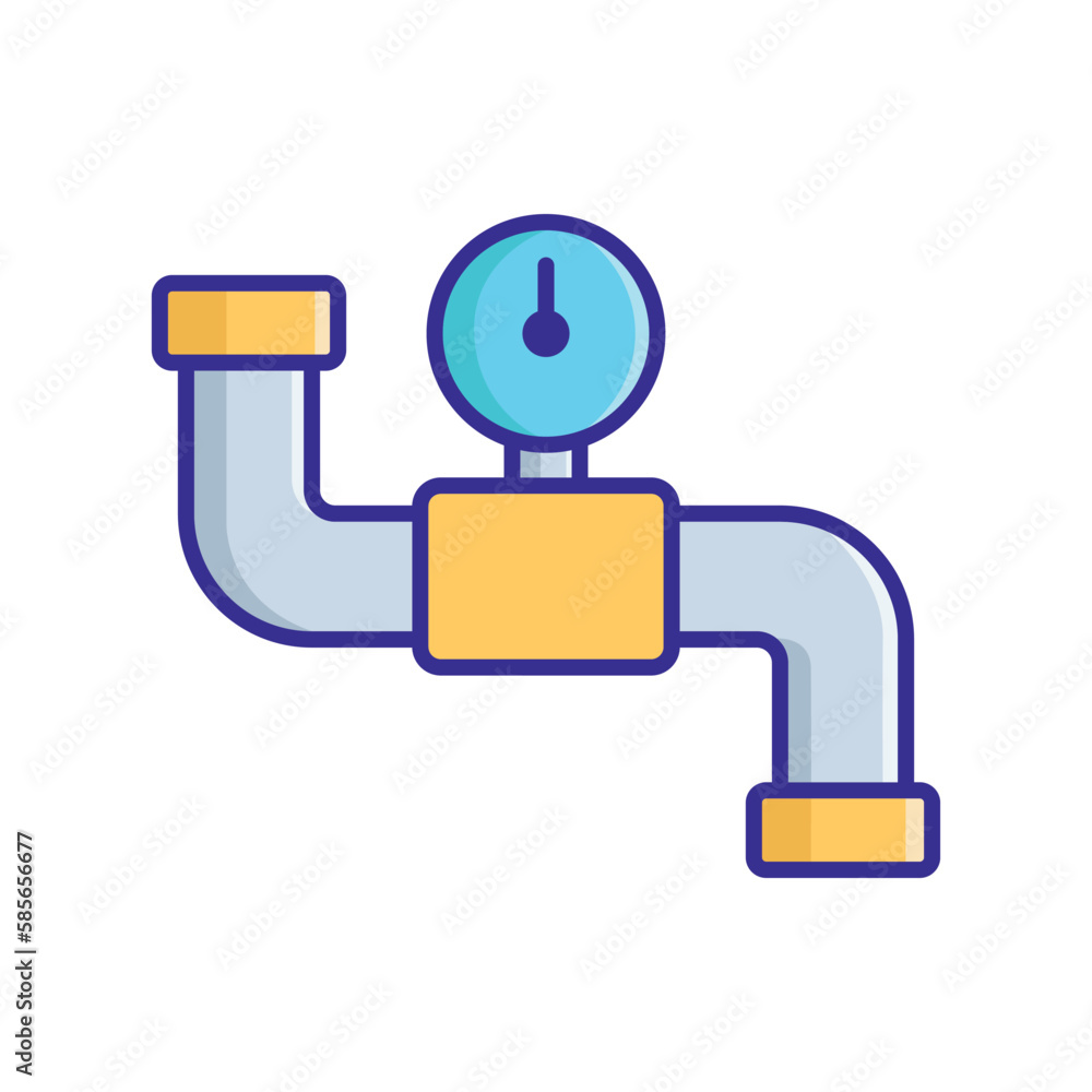 pipe plumbing icon vector design template in white background pipe plumbing icon vector design template in white background
