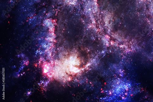 Fototapeta Naklejka Na Ścianę i Meble -  Beautiful galaxy background. Elements of this image furnishing NASA.