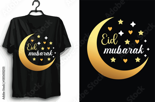 Eid mubarak t shirt design