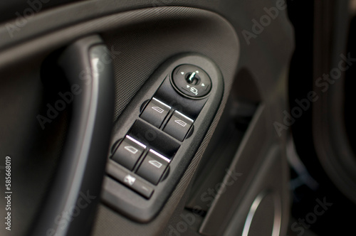 Electric car seat adjustment control panel. © ARTUR