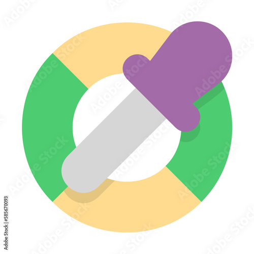 graphic design, pipette icon