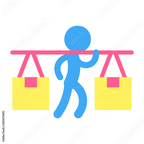pictogram, carry icon