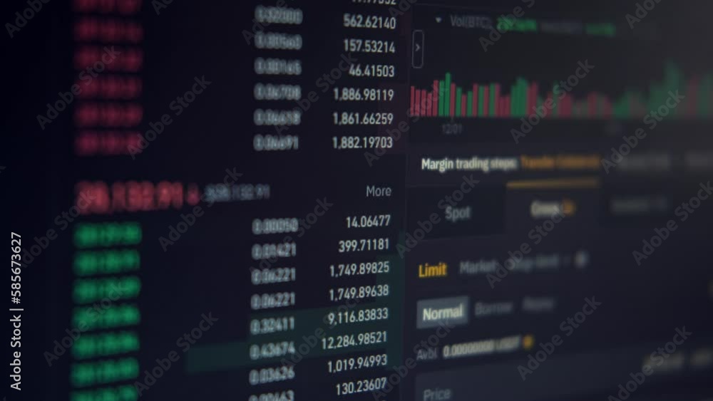 Trading and finance. Stock market analysis to buy or sell cryptocurrency share. Broker trades securities on forex exchange. Stock chart quotes on LED display. Financial investment graph. Economy trend Trading and finance. Stock market analysis to buy or sell cryptocurrency share. Broker trades securities on forex exchange. Stock chart quotes on LED display. Financial investment graph. Economy trend