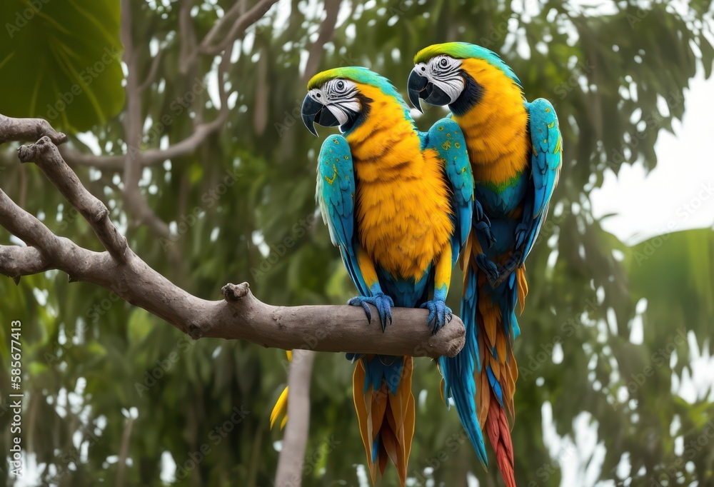 Obraz premium The Best Toys for Parrots: Keeping Your Feathered Friends Entertained and Stimulated