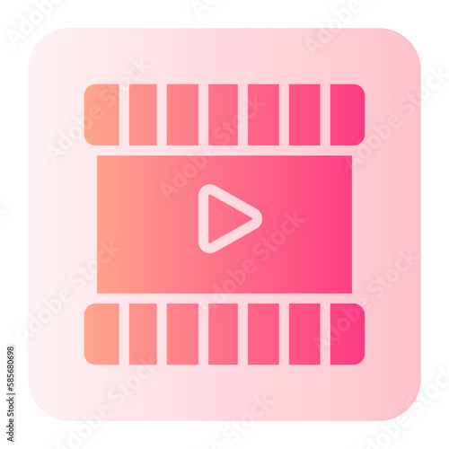 video gradient icon