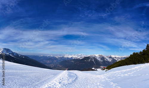 Panoramablick vom Pichlberg im Sarntal über die Alpen photo