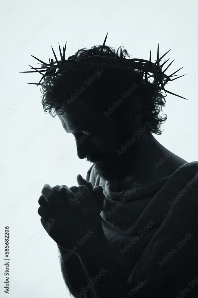 Jesus Christ with crown of thorns