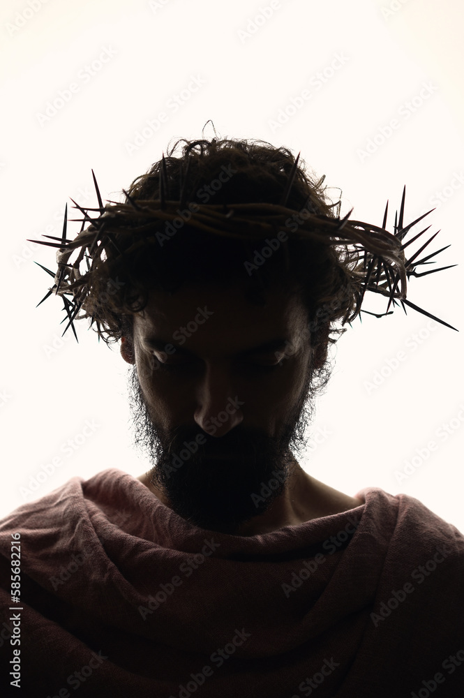 Jesus Christ with crown of thorns