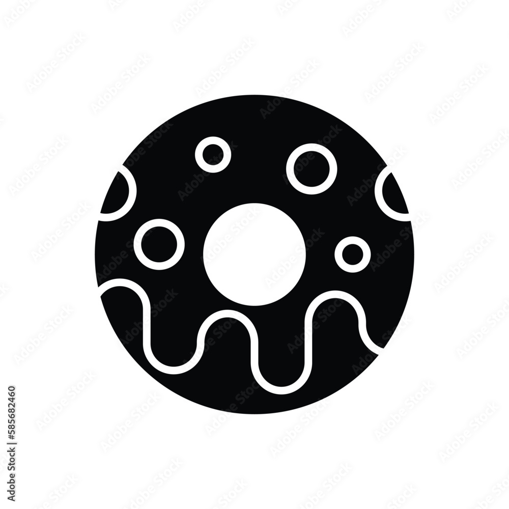 donut icon vector design template simple and modern donut icon vector design template simple and modern