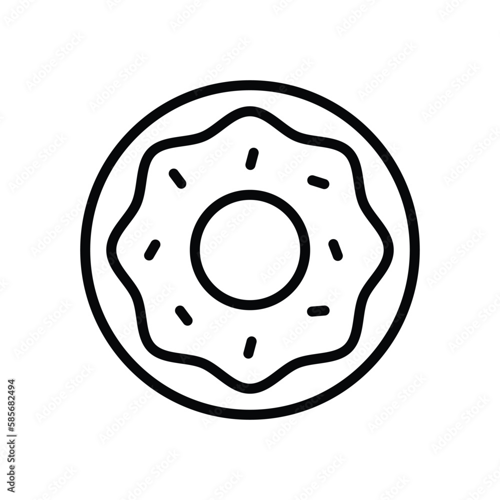 donut icon vector design template simple and modern donut icon vector design template simple and modern