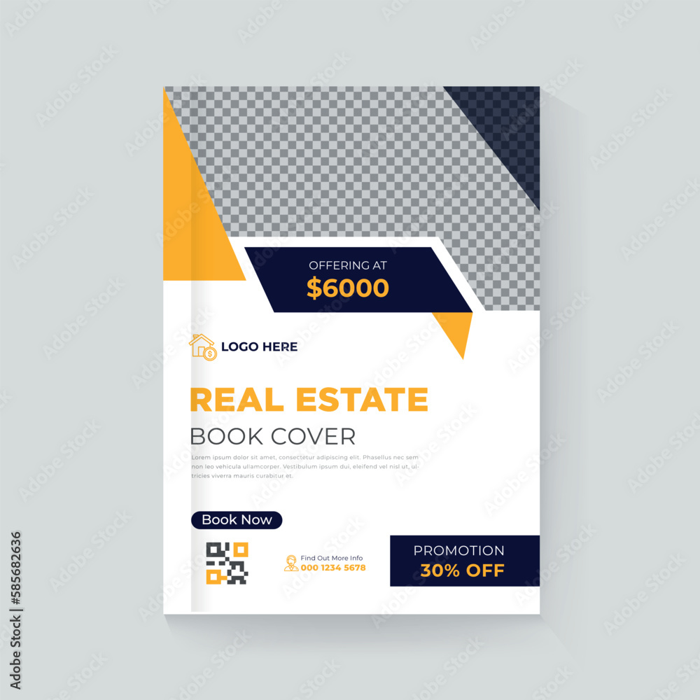 Real estate flyer brochure cover design templatre Real estate flyer brochure cover design templatre