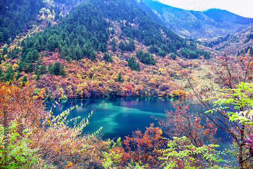 Fototapeta Naklejka Na Ścianę i Meble -  Natural Beauty of Jiuzhaigou Valley