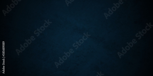 Dark blue grunge wll scray and distressed closeup backdrop stone vanttege background. beautiful abstract grunge decorative dark blue stone wall texture.