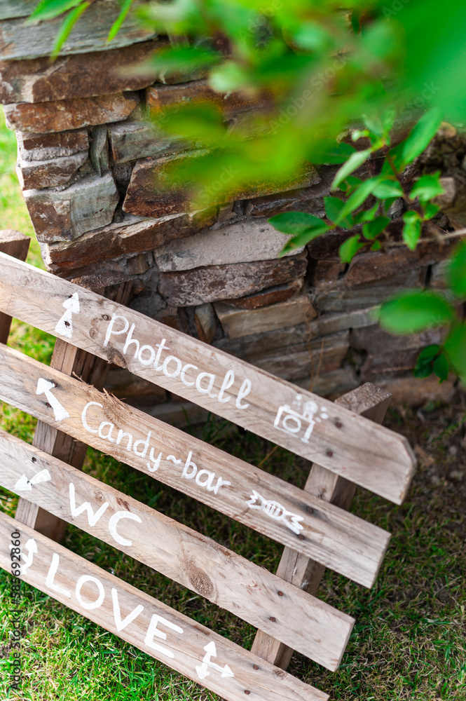 Wedding signboard Wedding signboard