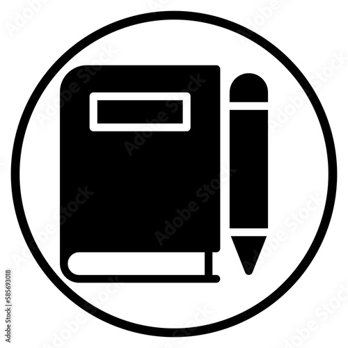 journal glyph icon