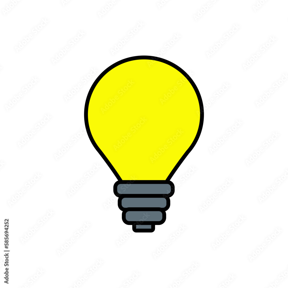 Light Bulb Sticker Light Bulb Sticker