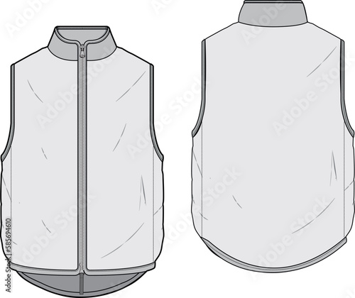 waistcoat drawing template