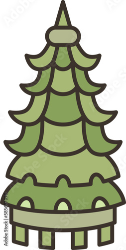 pagoda  icon