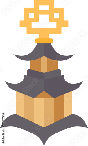 pagoda  icon