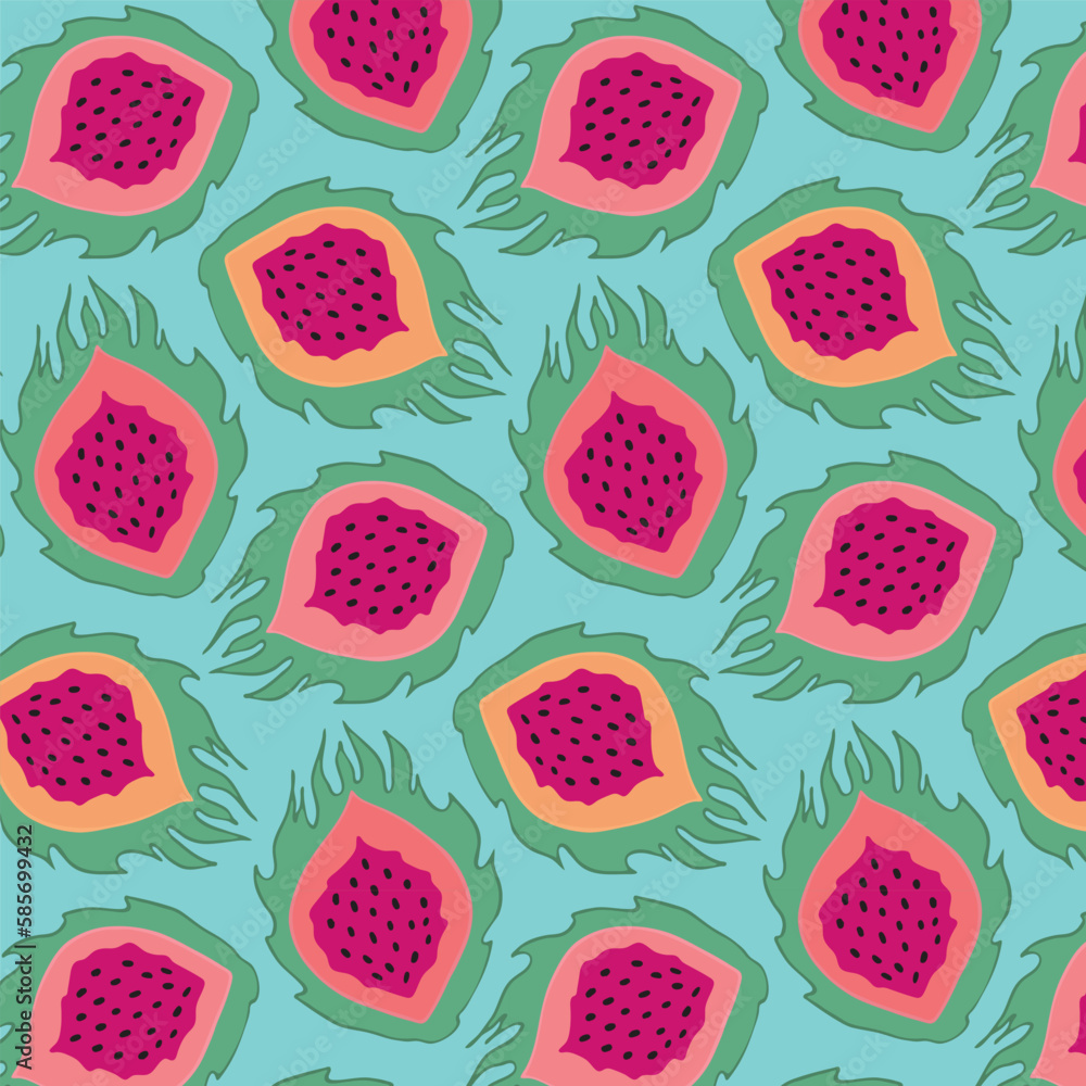Fruits pattern. Fruit cut. Decorative seamless pattern for wrapping paper, wallpaper, textile, greeting cards and invitations. Fruits pattern. Fruit cut. Decorative seamless pattern for wrapping paper, wallpaper, textile, greeting cards and invitations.