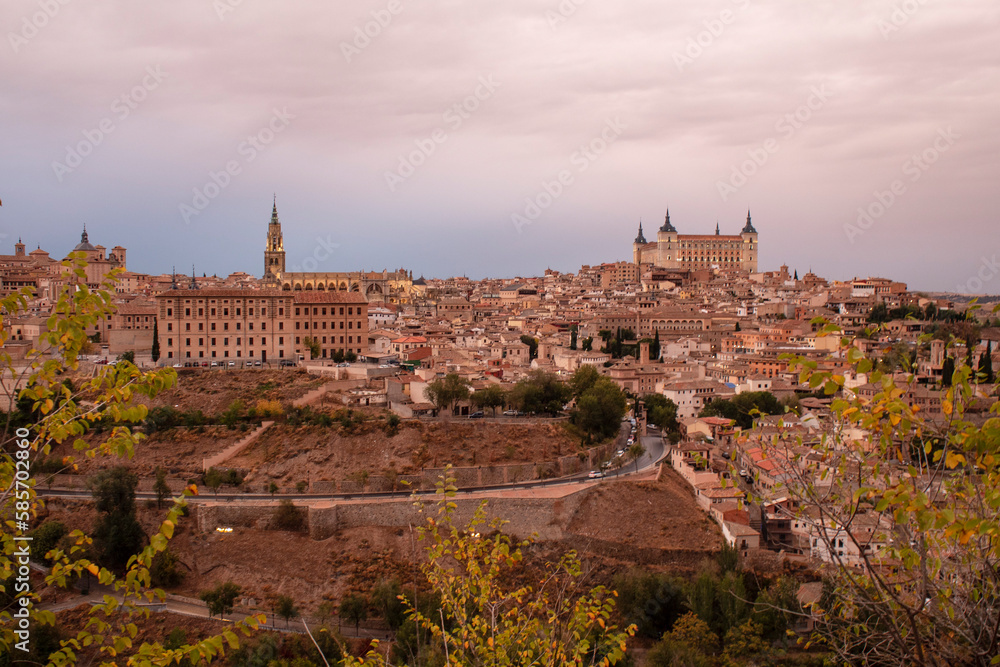 View of the city of Toledo, Castilla la Mancha