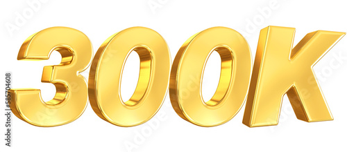 300K Follower Golden Number 