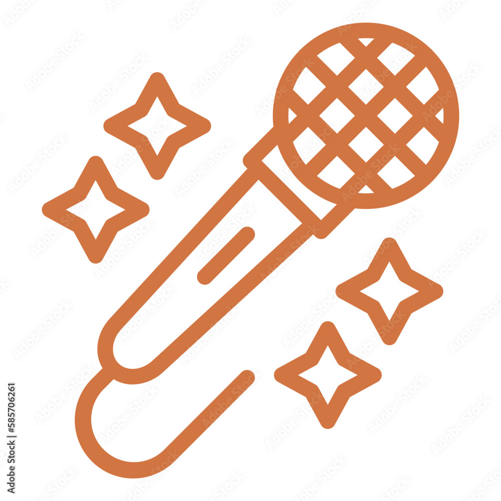 Vector Design Karaoke Icon Style Vector Design Karaoke Icon Style