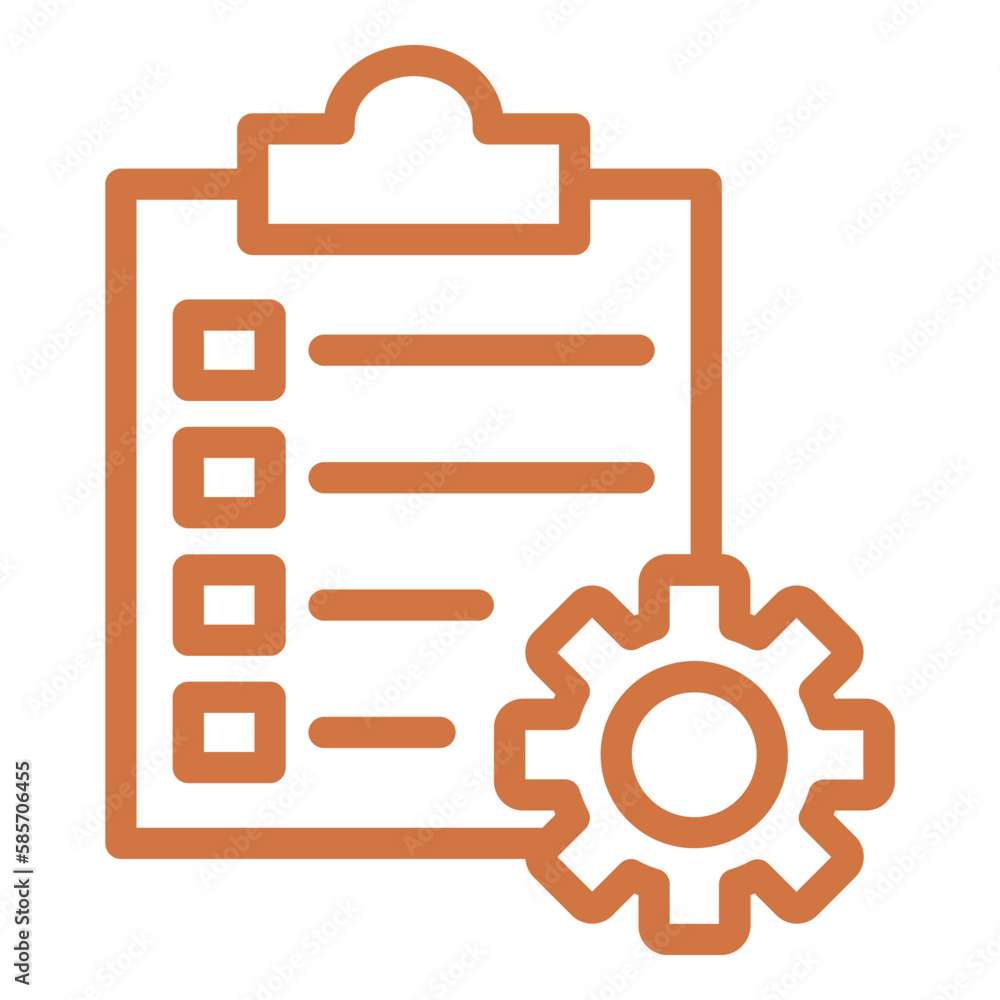 Vector Design Work List Icon Style Vector Design Work List Icon Style