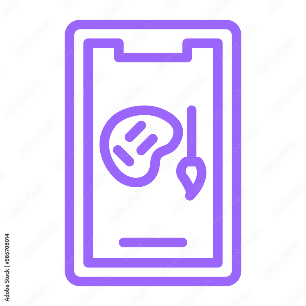 Vector Design Mobile Art Icon Style Vector Design Mobile Art Icon Style