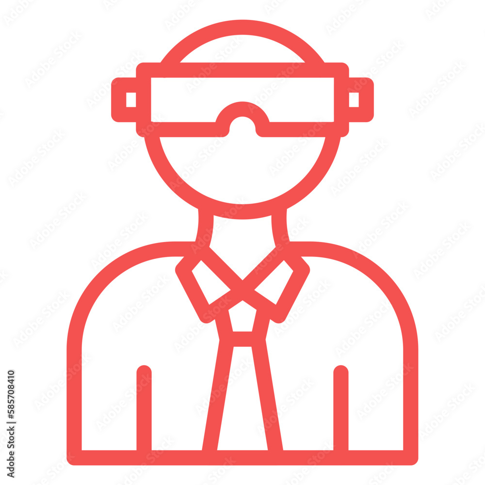 Vector Design Virtual Reality Icon Style