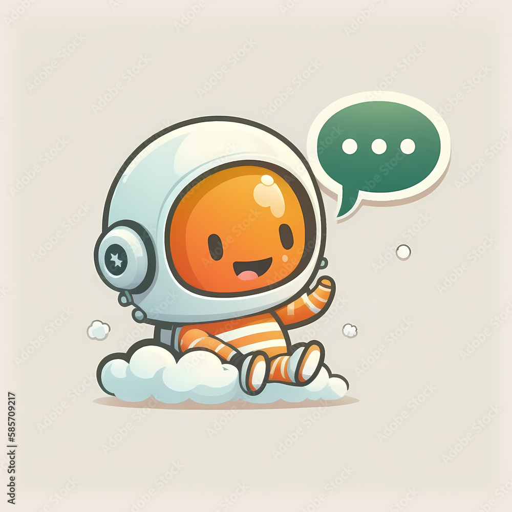 Astronaut Logo/Symbol. Generative AI Astronaut Logo/Symbol. Generative AI