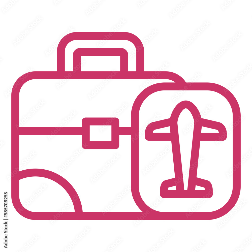 Vector Design Business Trip Icon Style Vector Design Business Trip Icon Style