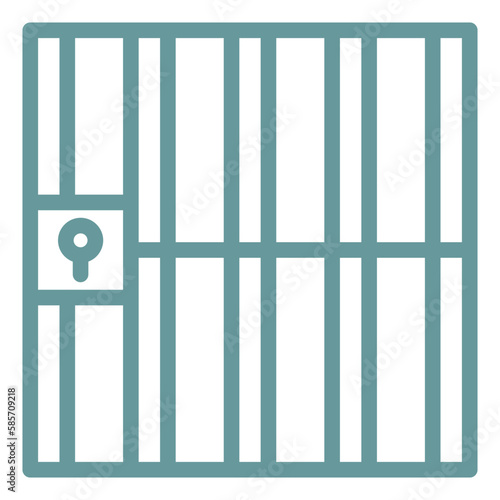 Vector Design Jail Icon Style