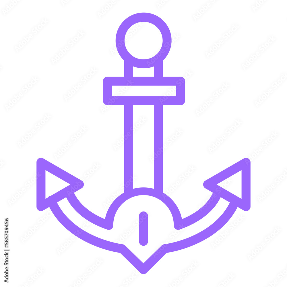 Vector Design Anchor Icon Style Vector Design Anchor Icon Style