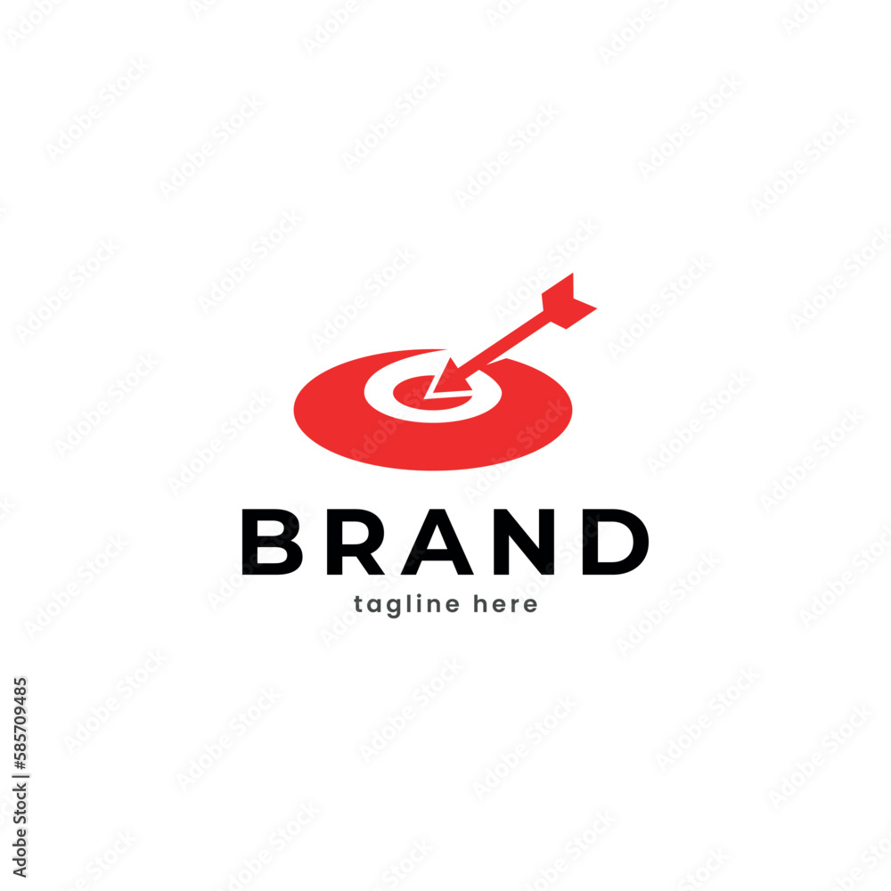 arrow right on target logo design arrow right on target logo design