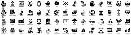 Money icons set. Money Set. Finance icon set