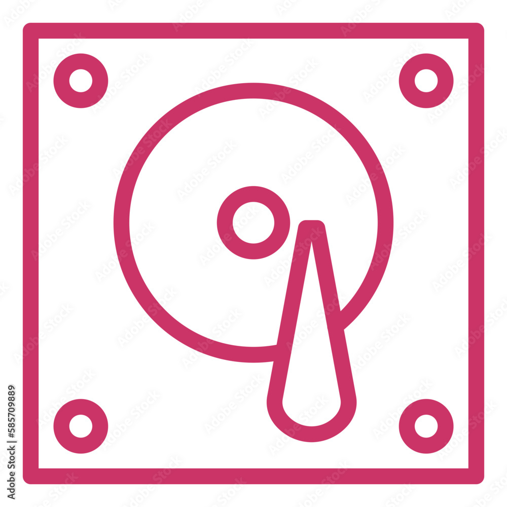 Vector Design Hard Drive Icon Style Vector Design Hard Drive Icon Style