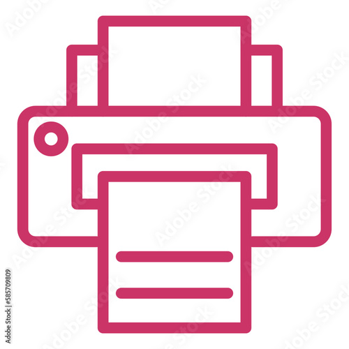 Vector Design Printer Icon Style